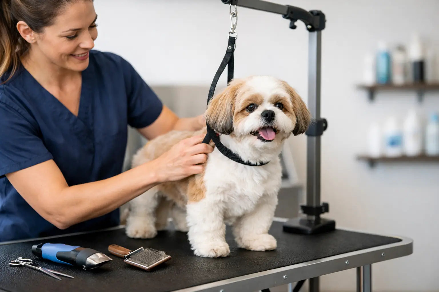 How to Use a Pet Grooming Table Safely