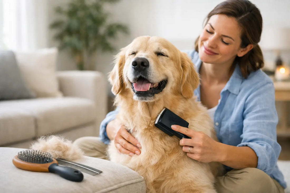 Stress Free Dog Brushing at Home