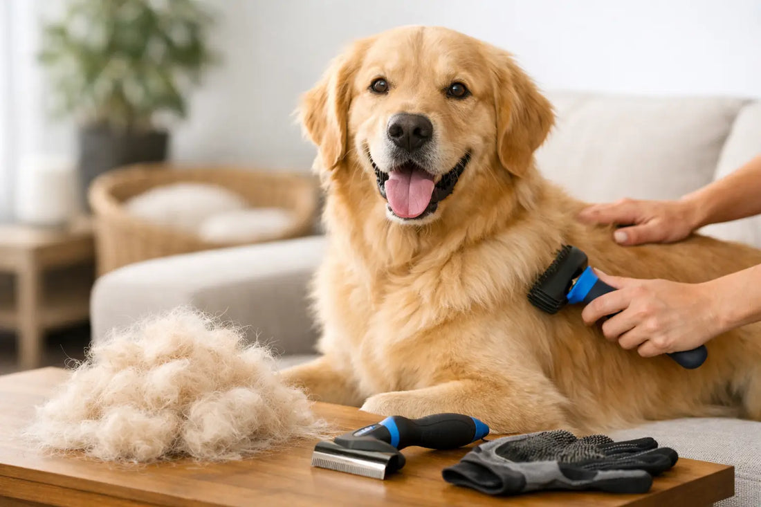 How to Reduce Dog Shedding at Home