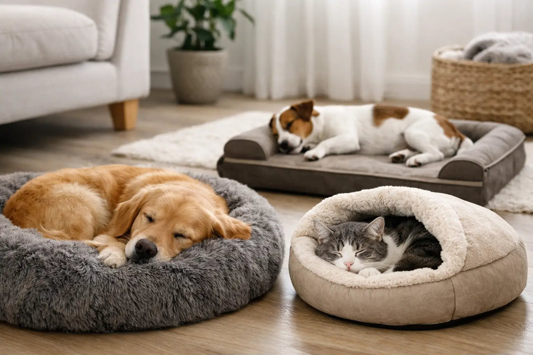 Pet Beds That Help Pets Sleep Happier at Home