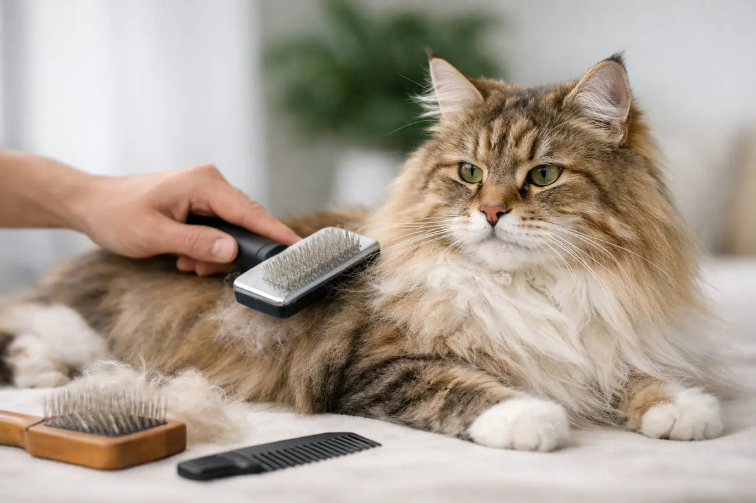 How to Brush Longhaired Cats Without Tangles