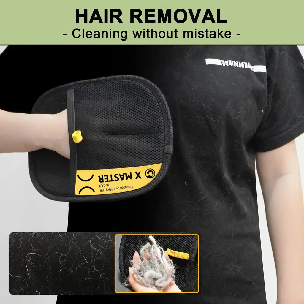 Revolutionary Electrostatic Pet Grooming Gloves - Effortless Hair Removal for Dogs & Cats, Perfect for Furniture and Bedding!