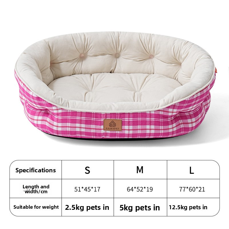 Lit douillet pour chien avec option de coussin rafraîchissant