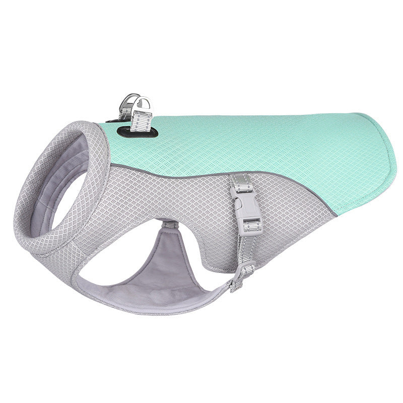 Summer cooling dog vest