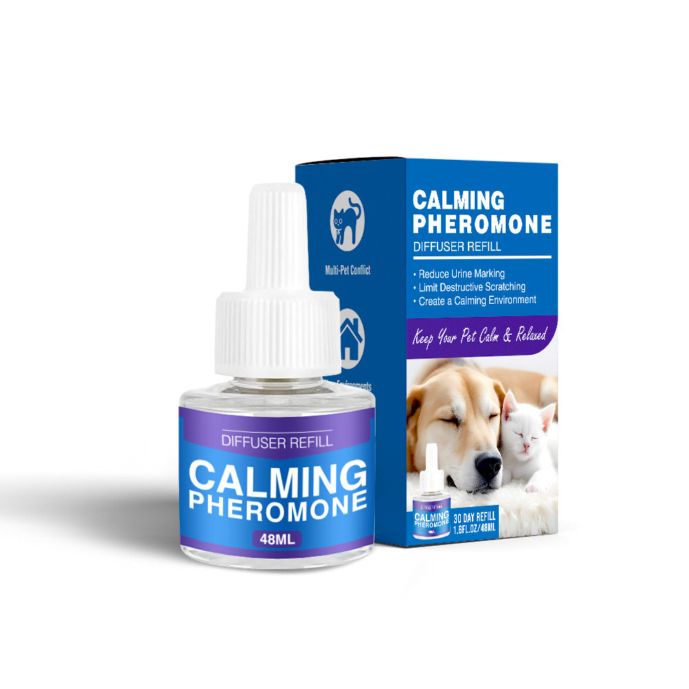 Calming cat pheromone spray