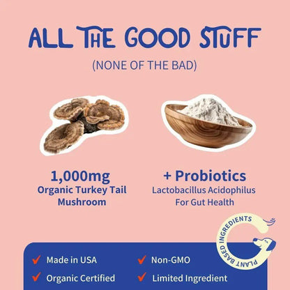 Suppléments probiotiques pour chiens