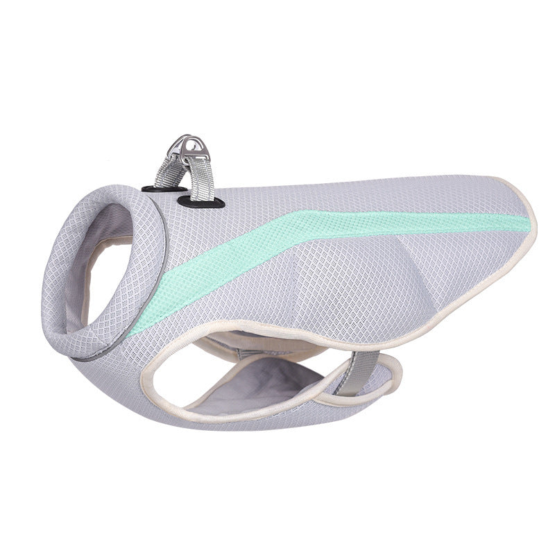 Summer cooling dog vest