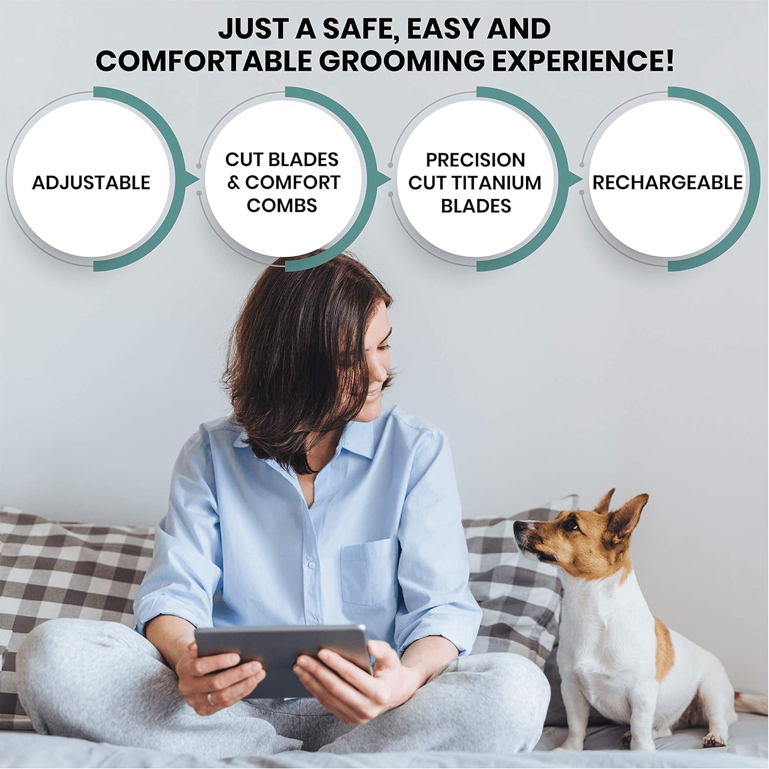Low Noise Professional Pet Grooming Kit