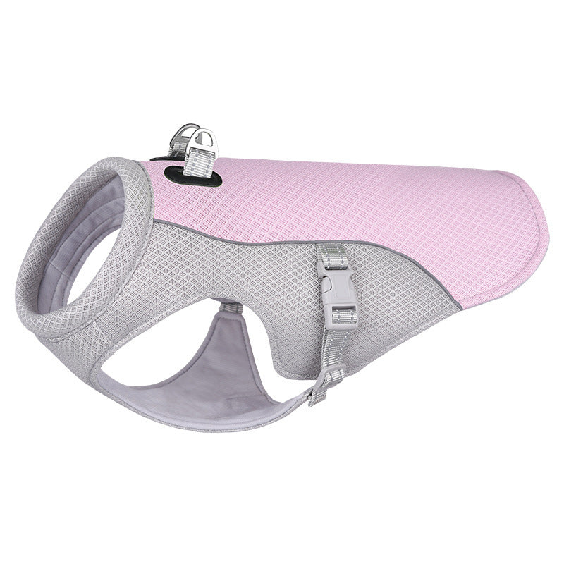 Summer cooling dog vest
