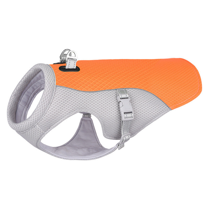 Summer cooling dog vest