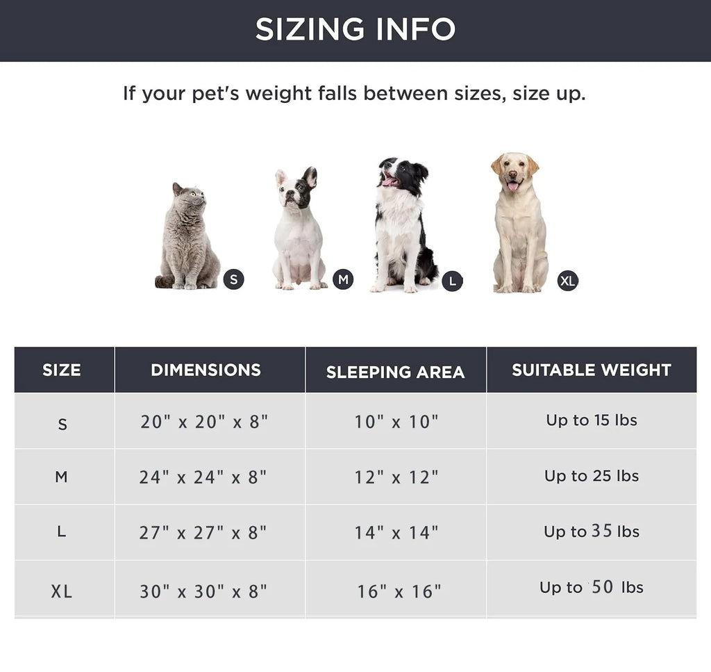 Calming Donut Dog Bed Anti-Anxiety, Self Warming