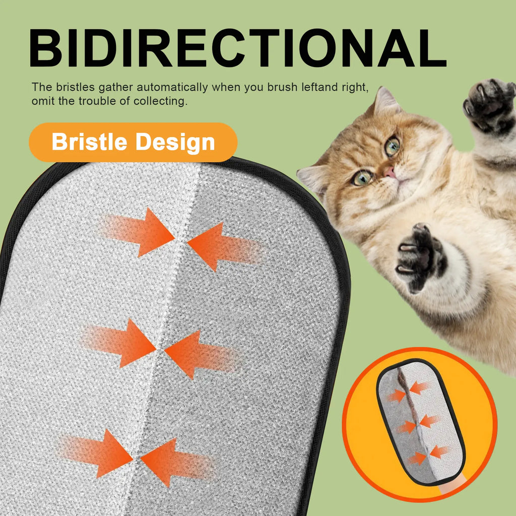 Revolutionary Electrostatic Pet Grooming Gloves - Effortless Hair Removal for Dogs & Cats, Perfect for Furniture and Bedding!