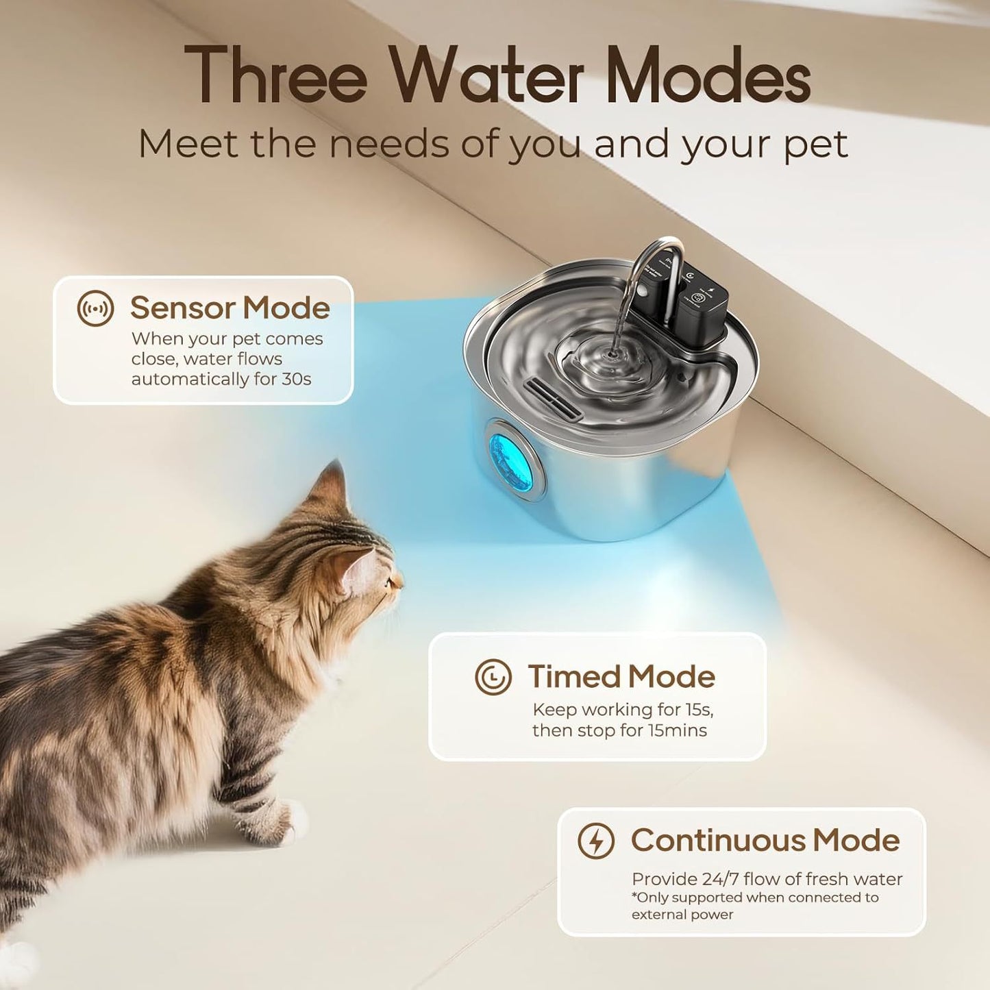 Automatischer Wasserspender mit Filter