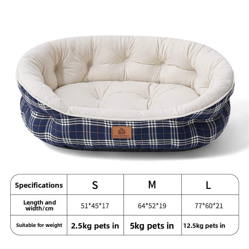 Lit douillet pour chien avec option de coussin rafraîchissant