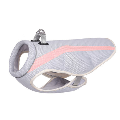 Summer cooling dog vest