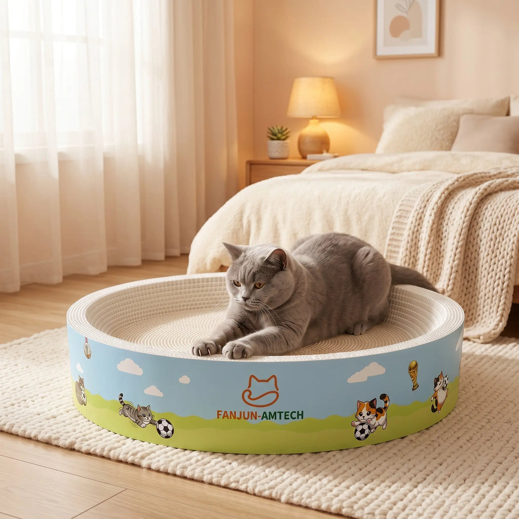 Discover the Ultimate 2-in-1 Cat Scratching Nest: Cozy Bed and Fun Scratcher for Cats of All Sizes!