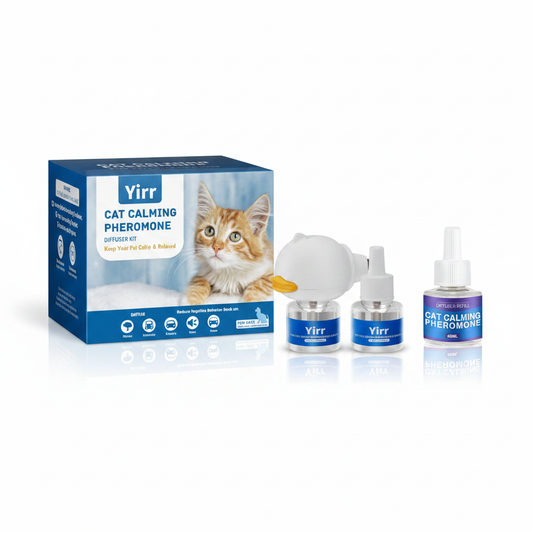Calming cat pheromone spray
