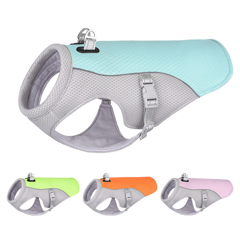 Summer cooling dog vest