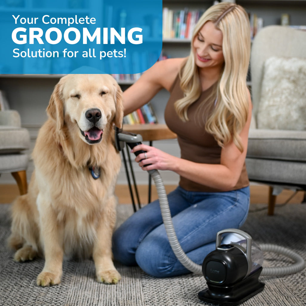 Furme Quiet Pet Grooming Vacuum Kit, 5 Pet Grooming Tools for Cats & Dogs