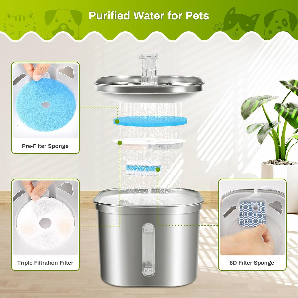 Automatic Water Fountain