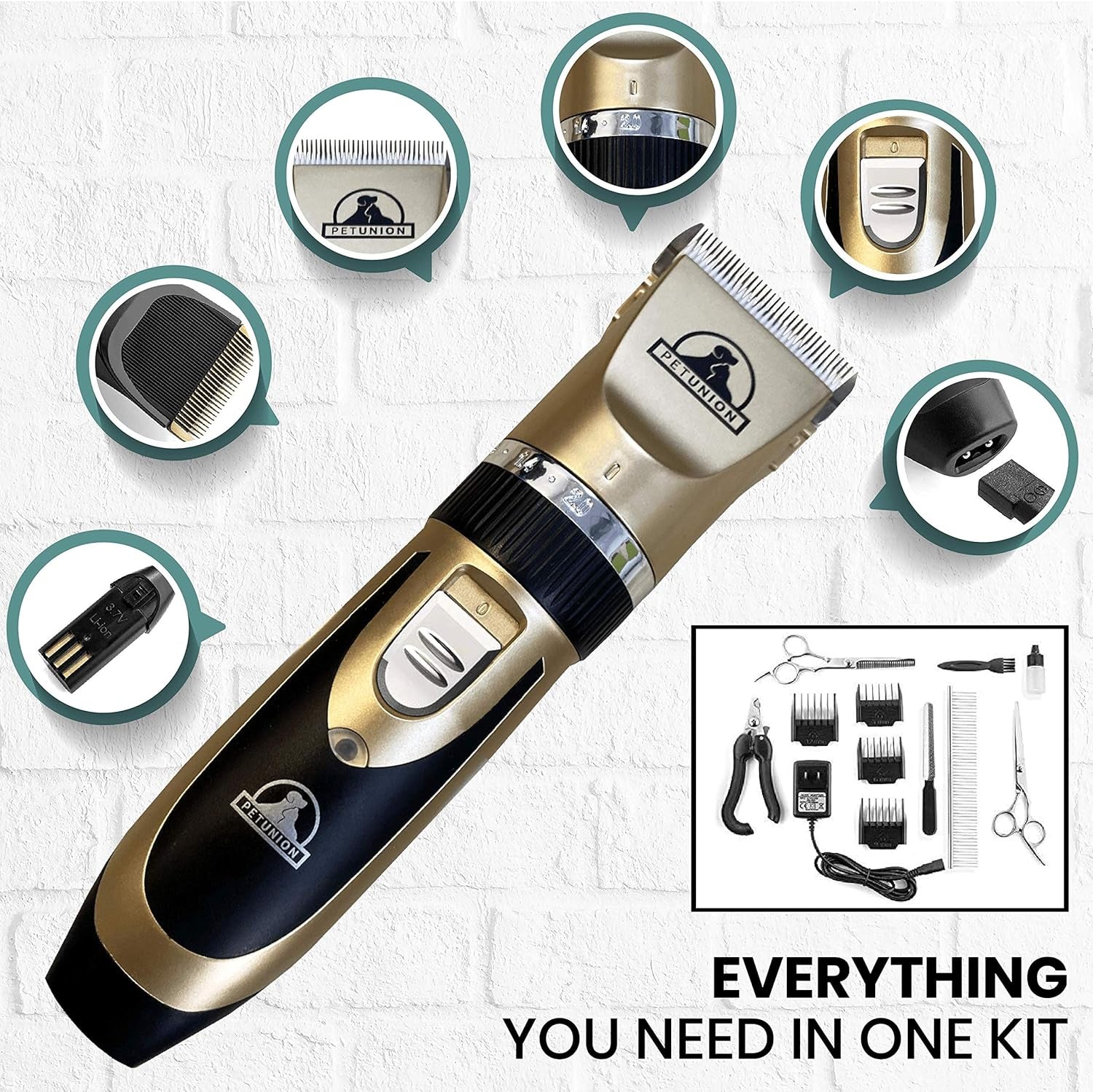 Low Noise Professional Pet Grooming Kit