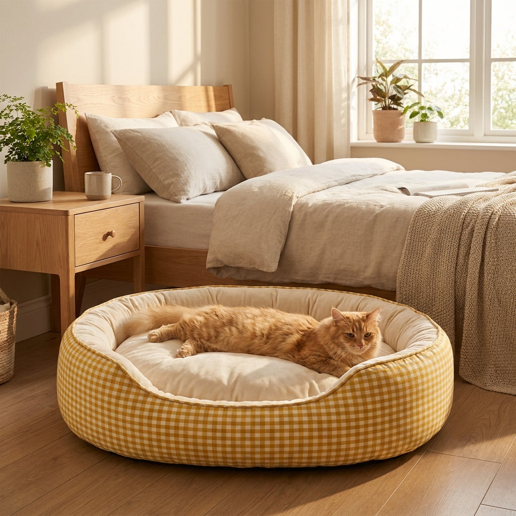 Lit douillet pour chien avec option de coussin rafraîchissant
