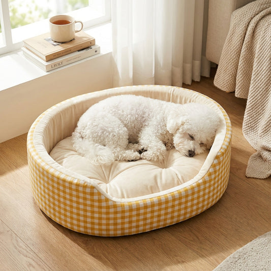 Plüsch-Hundebett mit Kühlkissen-Option