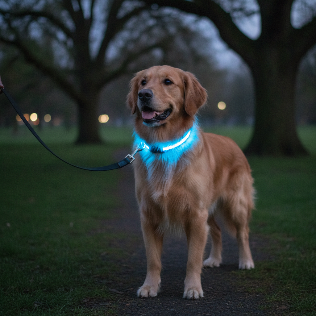 LED Dog collar & leash