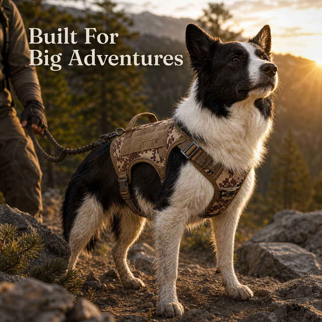 Heavy-Duty Quick-Release Dog Harness + Leash Set