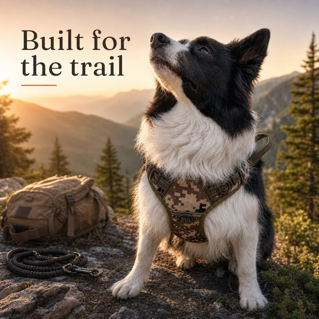 Heavy-Duty Quick-Release Dog Harness + Leash Set