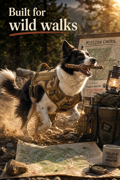 Heavy-Duty Quick-Release Dog Harness + Leash Set